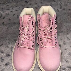 Timberland Kids Pink Boots
